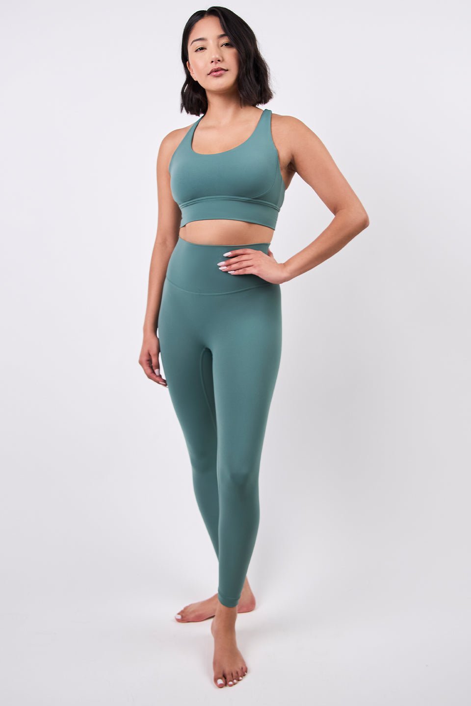 Glosoft High Waist 7/8 Pocket Legging - Glory in LA