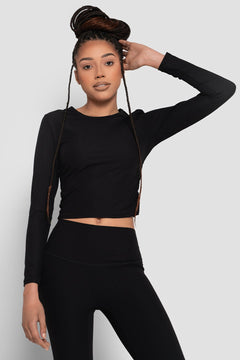 Ribbed Echo Long Sleeve