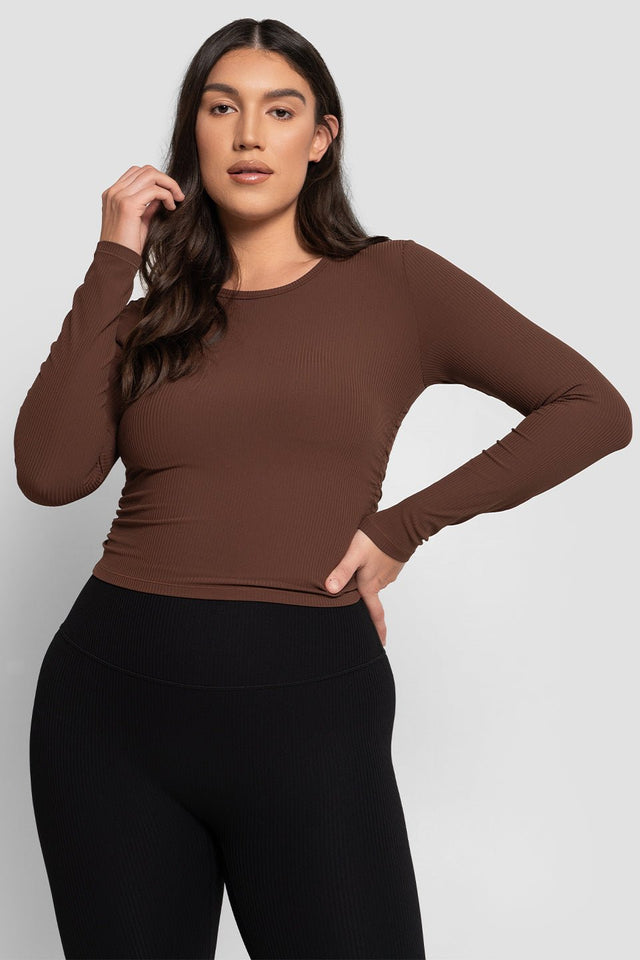 Ribbed Echo Long Sleeve - Glory in LA