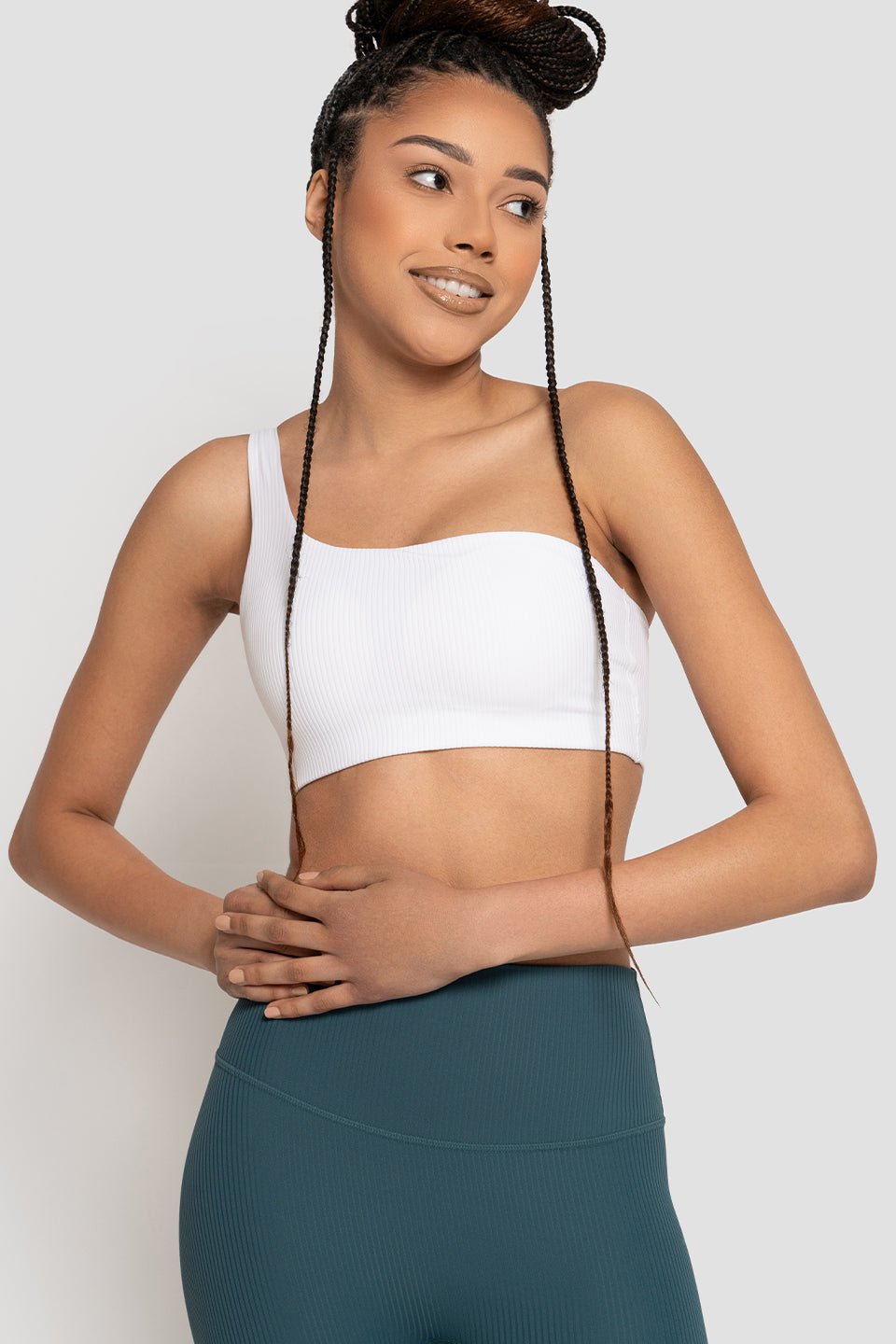 Ribbed Energy Asymmetrical Bra - Glory in LA