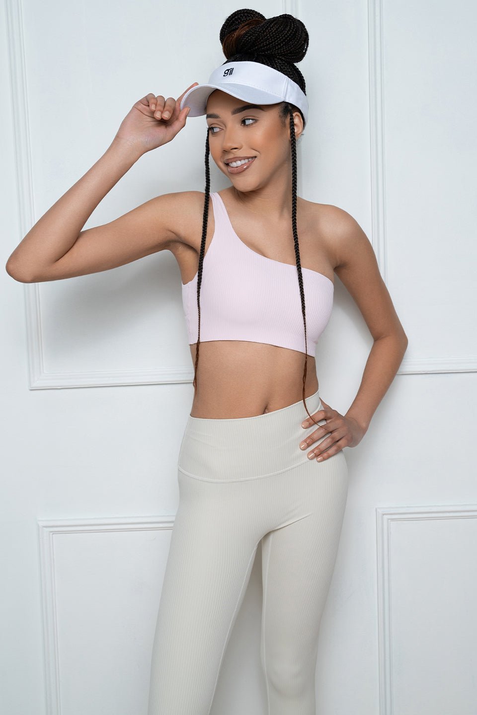 Ribbed Energy Asymmetrical Bra - Glory in LA