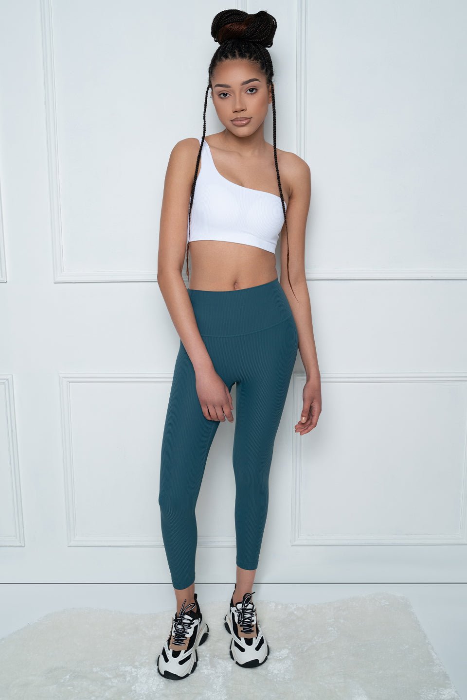 Ribbed Energy Asymmetrical Bra - Glory in LA