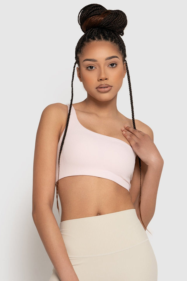 Ribbed Energy Asymmetrical Bra - Glory in LA