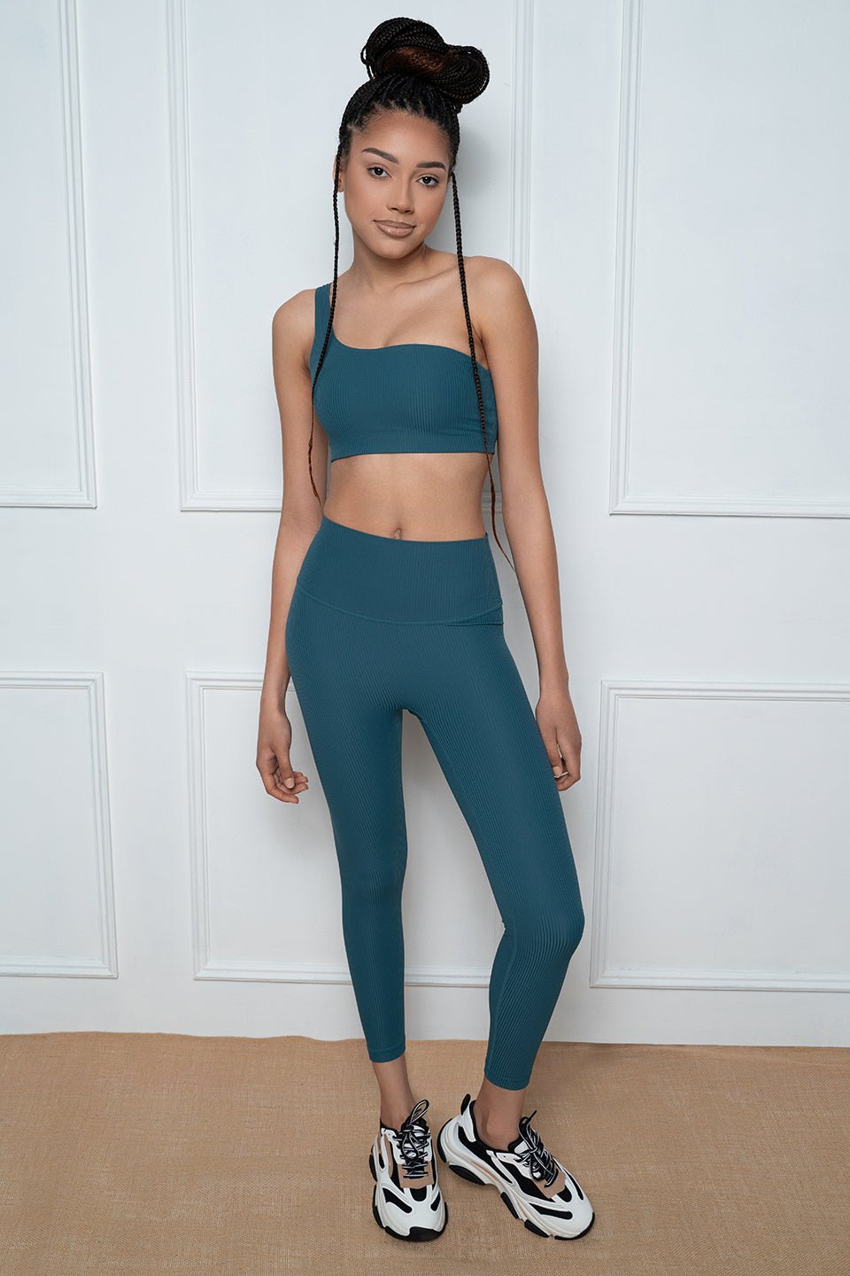 Ribbed Energy Asymmetrical Bra - Glory in LA