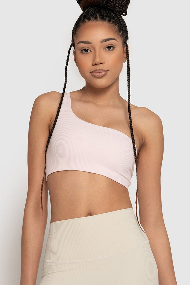 Ribbed Energy Asymmetrical Bra - Glory in LA