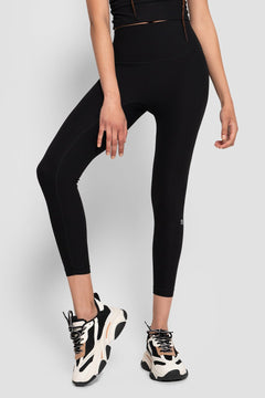 Ribbed High-Waist 7/8 Legging