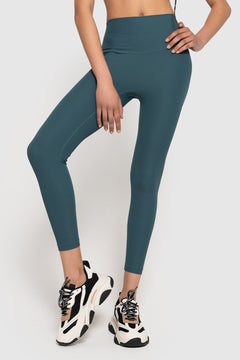 Ribbed High-Waist 7/8 Legging
