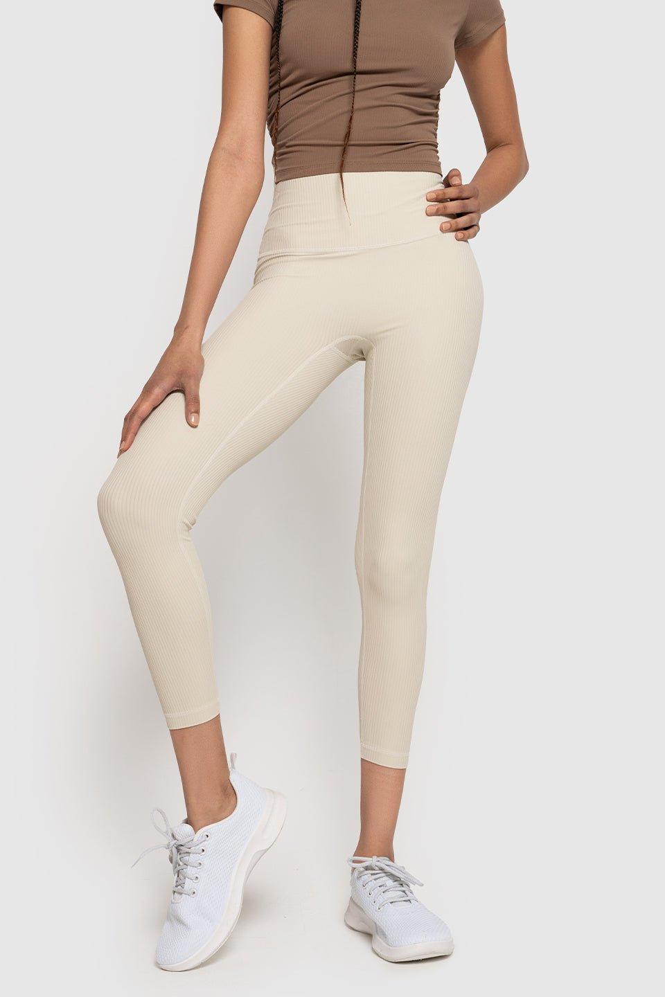 Ribbed High - Waist 7/8 Legging - Glory in LA