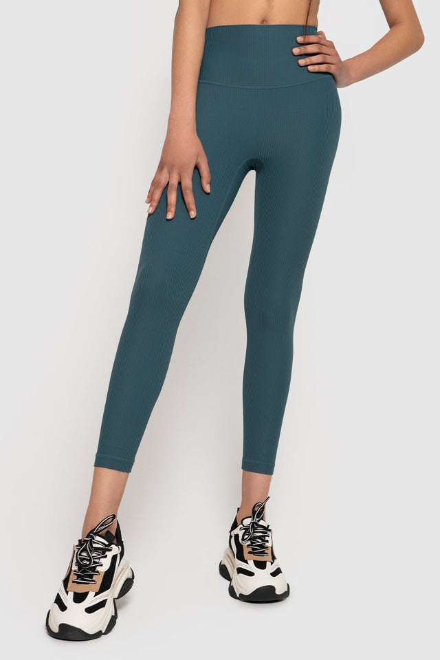 Ribbed High - Waist 7/8 Legging - Glory in LA