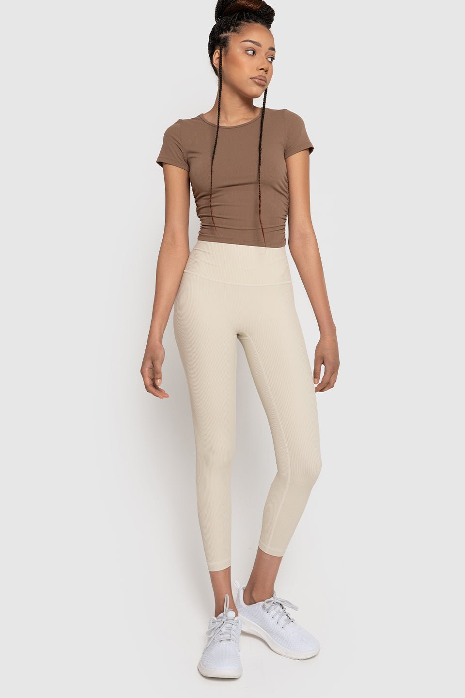 Ribbed High - Waist 7/8 Legging - Glory in LA