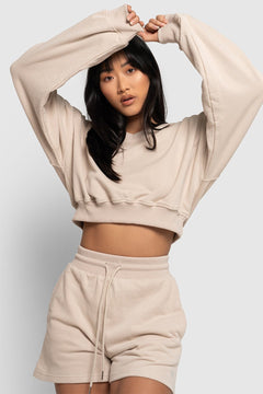 Signature Cropped Pullover