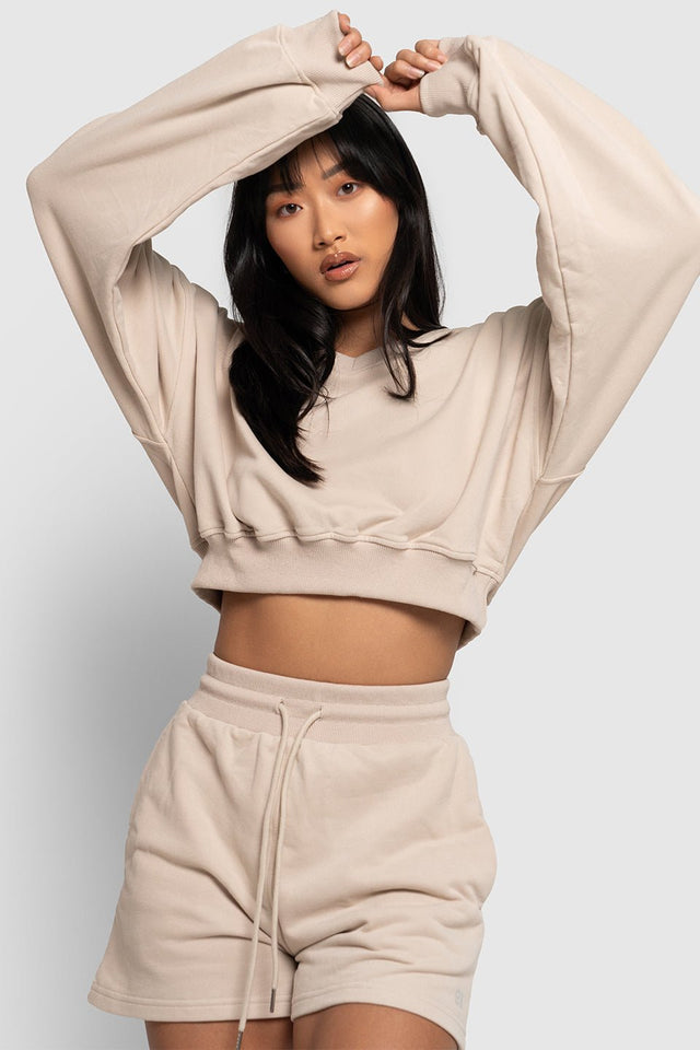 Signature Cropped Pullover - Glory in LA