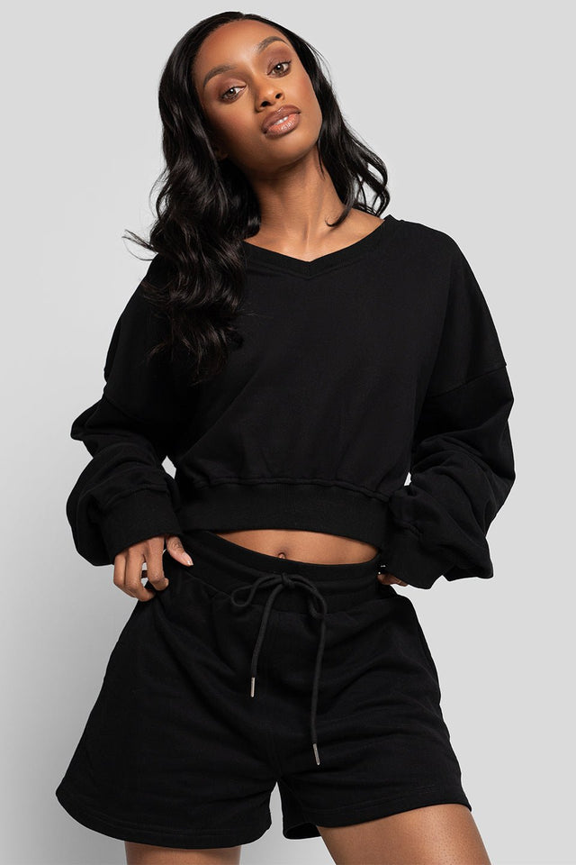 Signature Cropped Pullover - Glory in LA